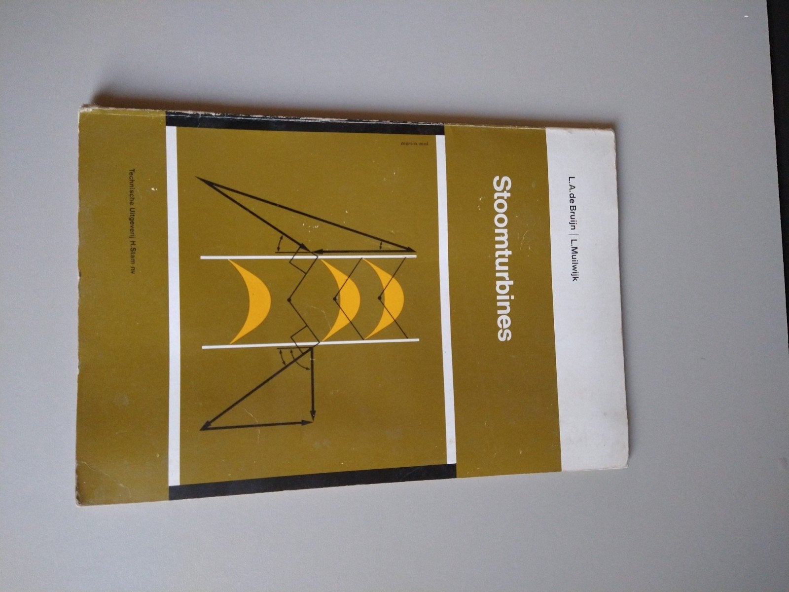 Stoomturbines - L.A. de Bruijn, L. Muilwijk, Boeken, Techniek, Ophalen of Verzenden, Gelezen, Werktuigbouwkunde, L.A. de Bruijn, L. Muilwijk