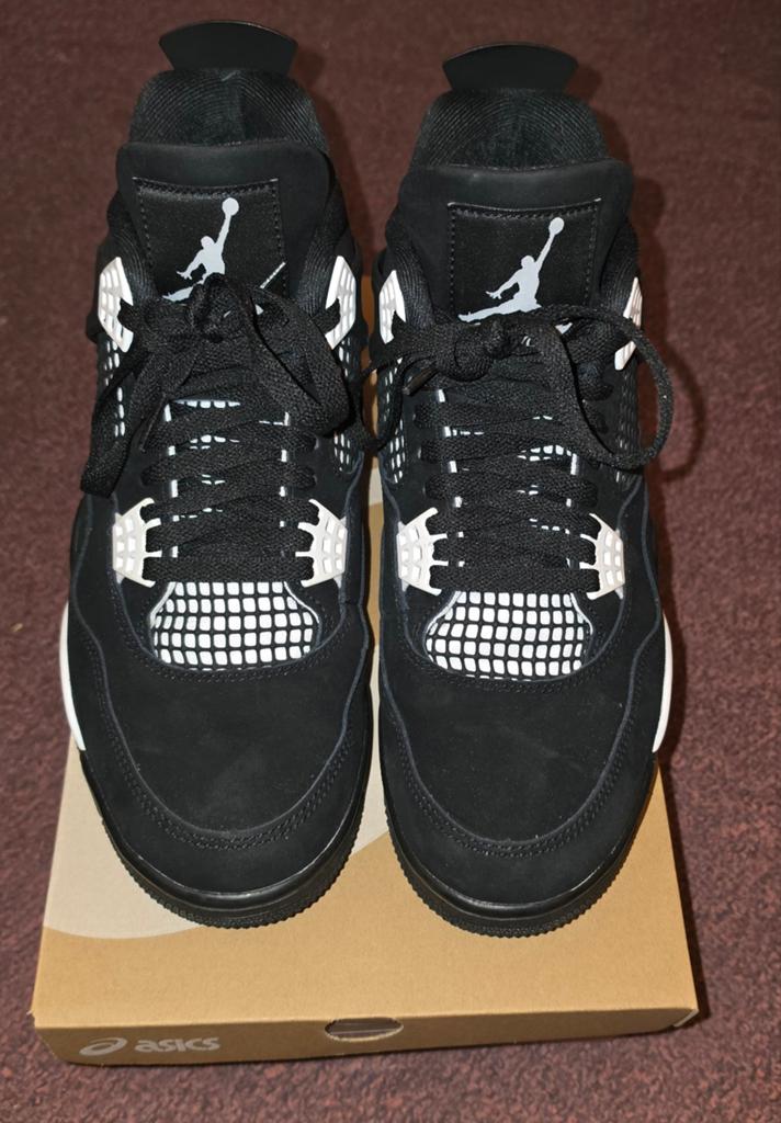 Nike Air Jordan 4 White thunder maat 43, Nike Jordan, Zwart, Ophalen of Verzenden, Sneakers of Gympen