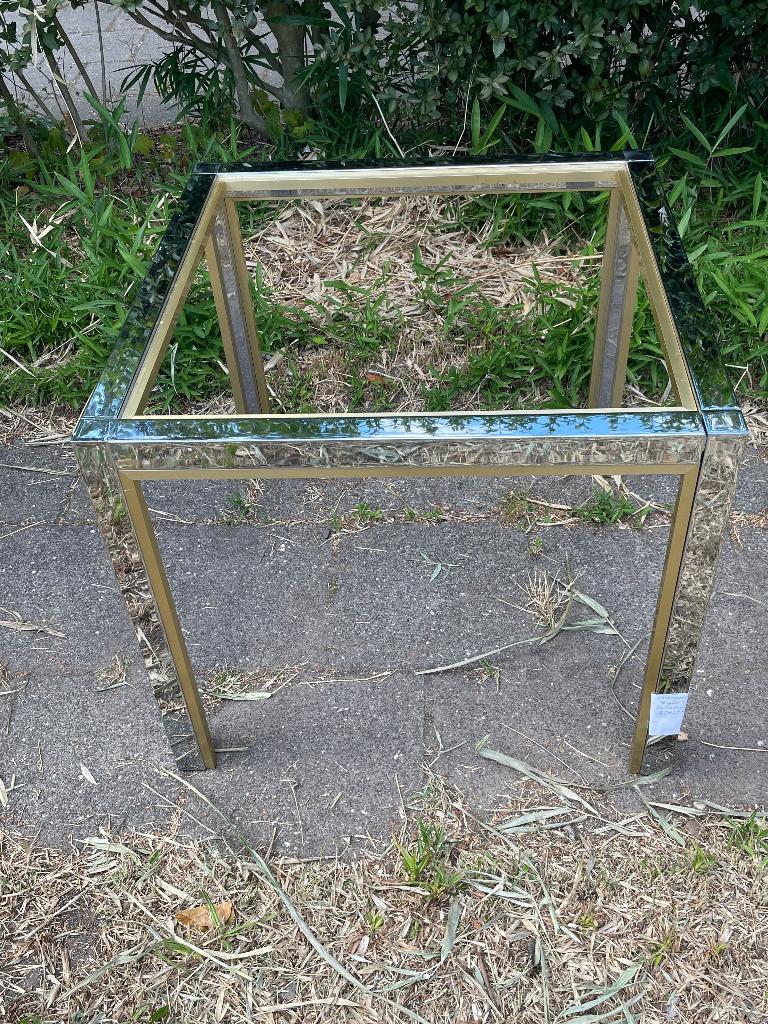 Renato Zevi Vintage tafeltje Hollywood Regency, Huis en Inrichting, Tafels | Salontafels, Ophalen, Gebruikt, 50 tot 100 cm, 50 tot 75 cm