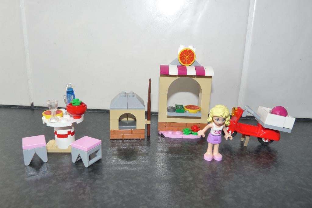 z.g.a.n Lego Friends 41092 stephanie's pizzaria, Lego, Compleet, Friends, Ophalen of Verzenden
