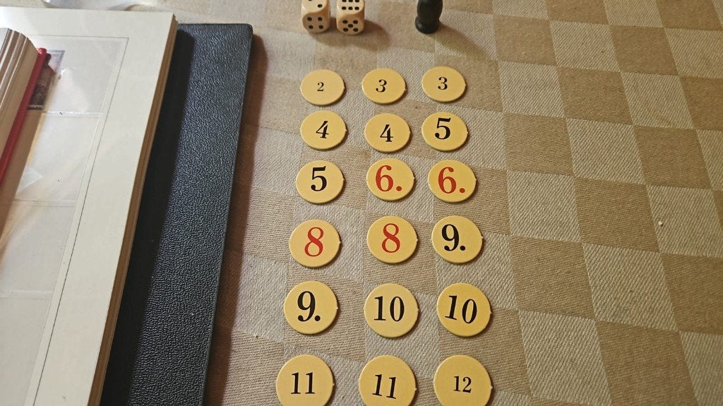 bordspel onderdelen Catan getallenfiches oude versie, Een of twee spelers, Ophalen of Verzenden, Nieuw