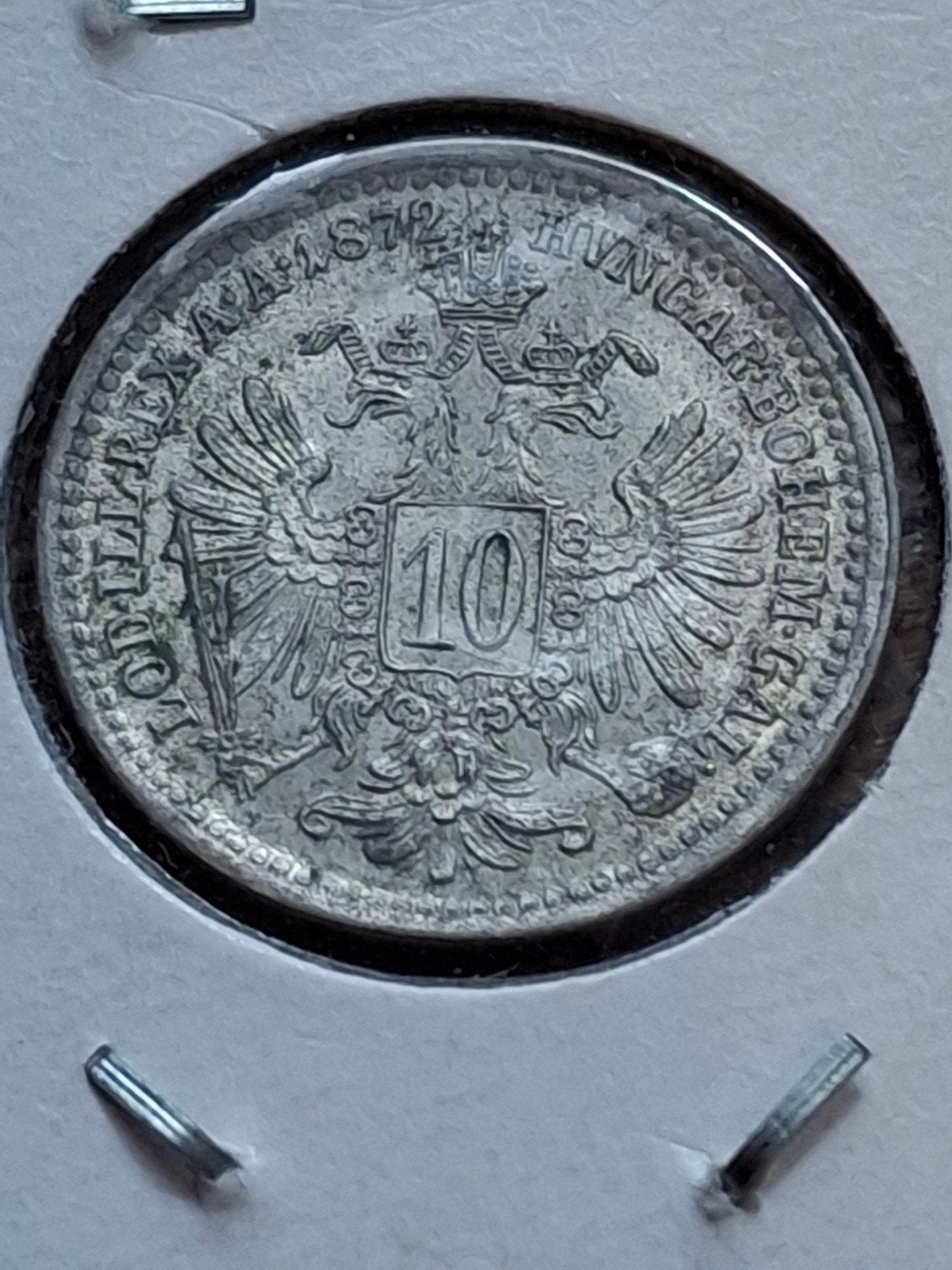 Oostenrijk 10 Kreuzer 1872 ongebruijt, Postzegels en Munten, Munten | Azië, Verzenden, Oost-Azië