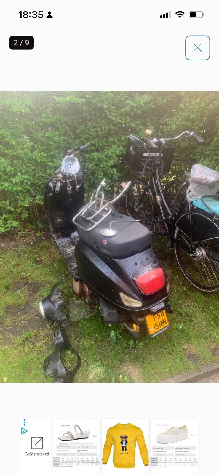 Opknap scooter gezocht (gratis), Ophalen, Gebruikt, Benzine