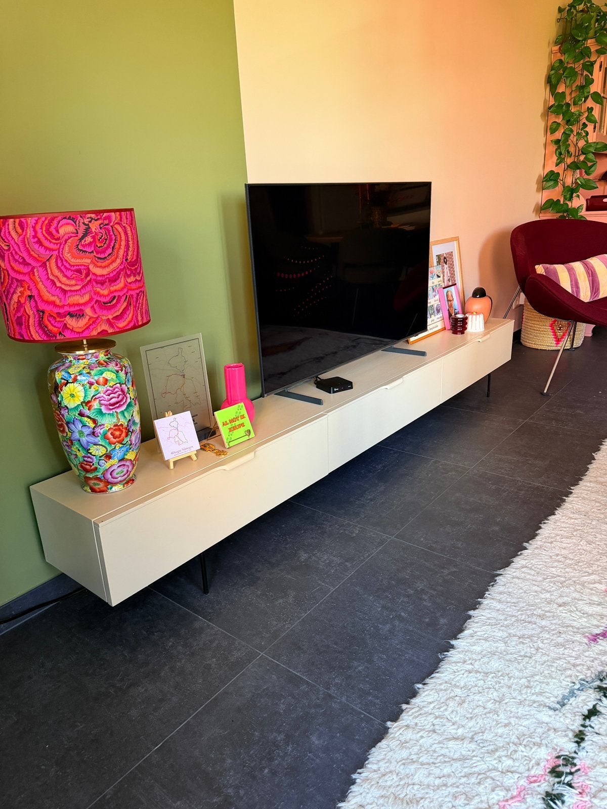 HK Living TV meubel, Ophalen, Zo goed als nieuw, Minder dan 100 cm, Metaal