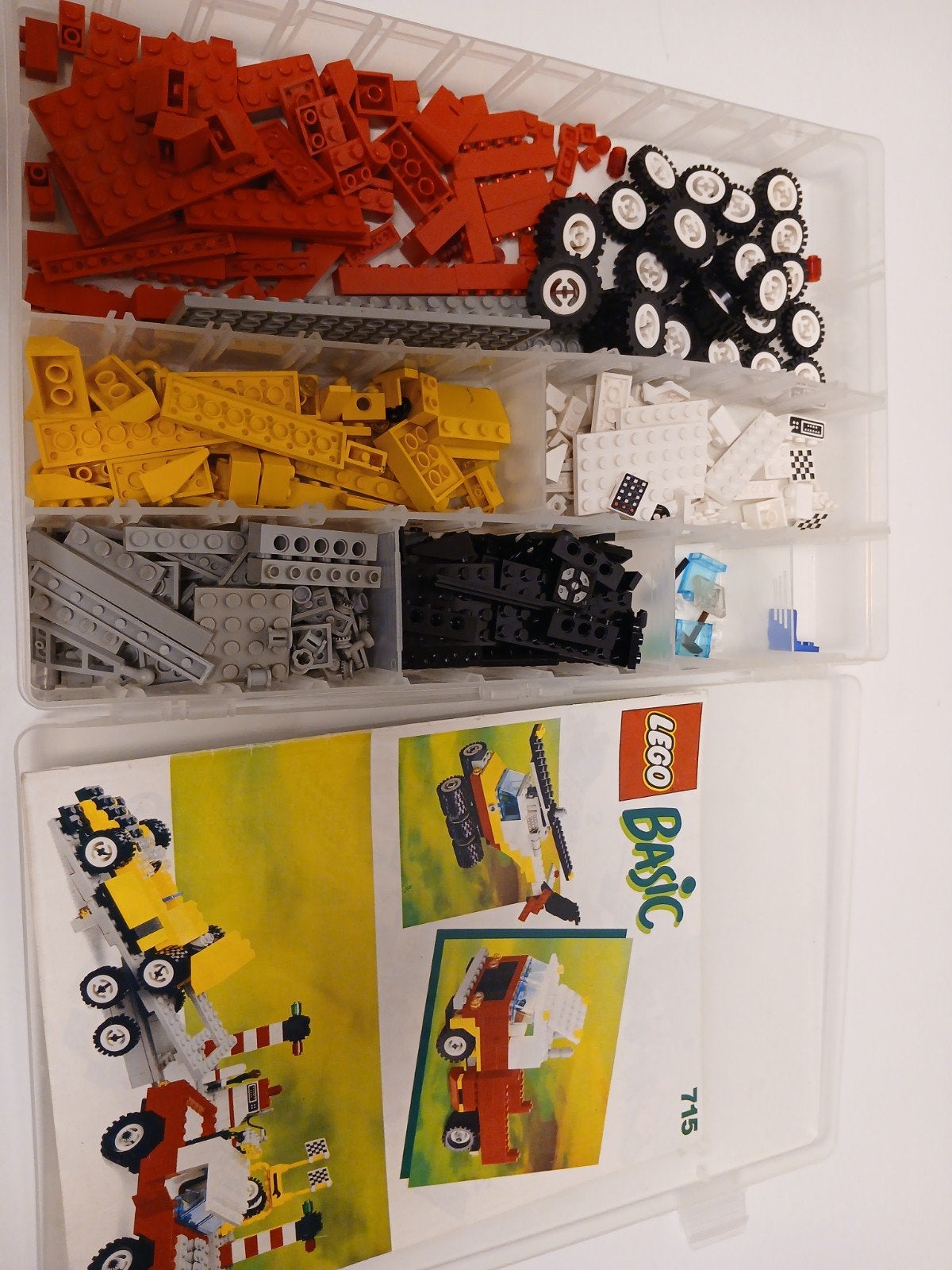 Lego basic lego 715 met boekje, Ophalen of Verzenden