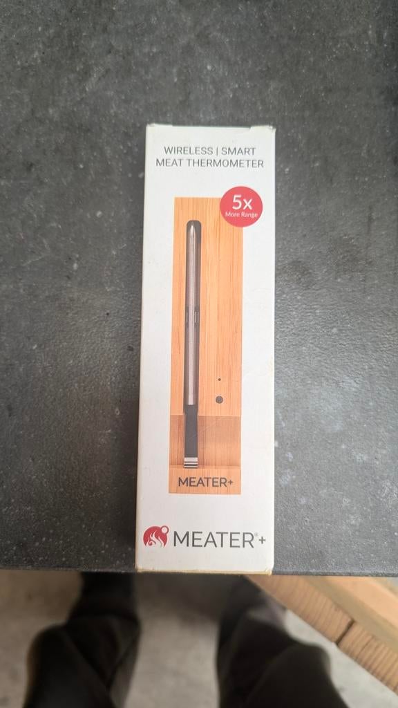 Meater+ Draadloze Smart Vleesthermometer, Ophalen, Overige typen, Zo goed als nieuw, Metaal