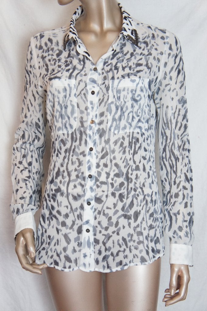 GUESS blouse maat S, -, Verzenden, Zwart, -