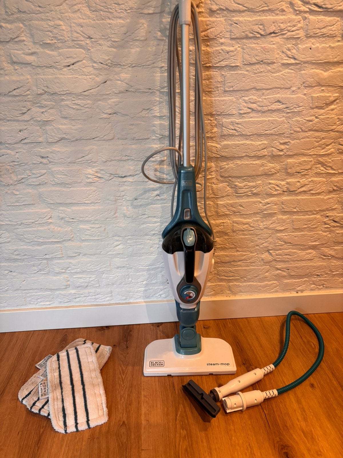 Black + Decker Steam-Mop FSMH1321 – 7-in-1, incl. toebehoren, Ophalen, Gebruikt