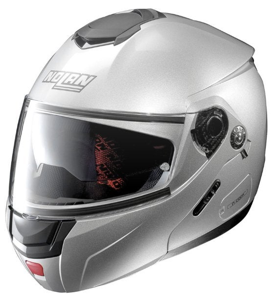 Nolan N90-2 06 Zilver Metallic, Motoren, M, Systeemhelm, Ophalen of Verzenden, Nieuw zonder kaartje