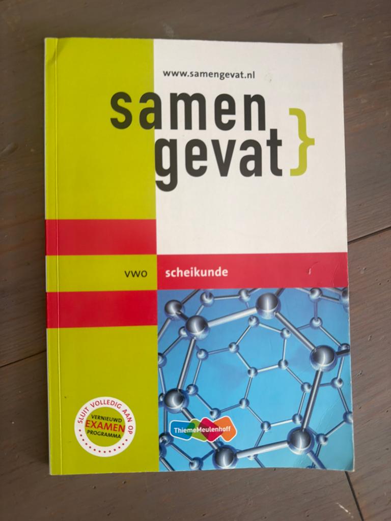 Samengevat Scheikunde VWO - Vijfde Druk, Ophalen of Verzenden, Beta, Zo goed als nieuw, Overige niveaus
