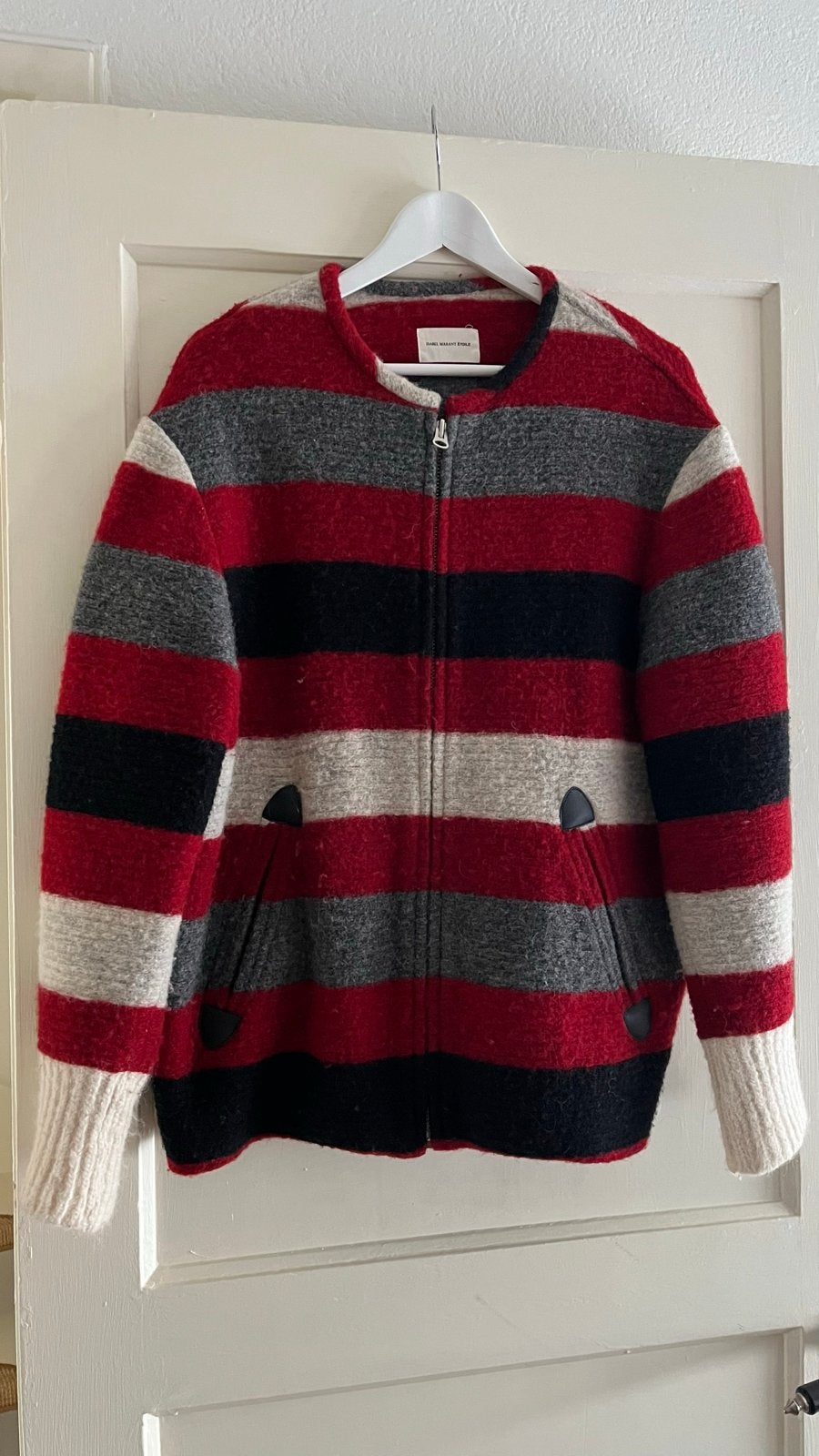 Isabel Marant Etoile vintage jas, maat 42, nieuwstaat, Ophalen of Verzenden, Nieuw, Maat 42/44 (L), Rood