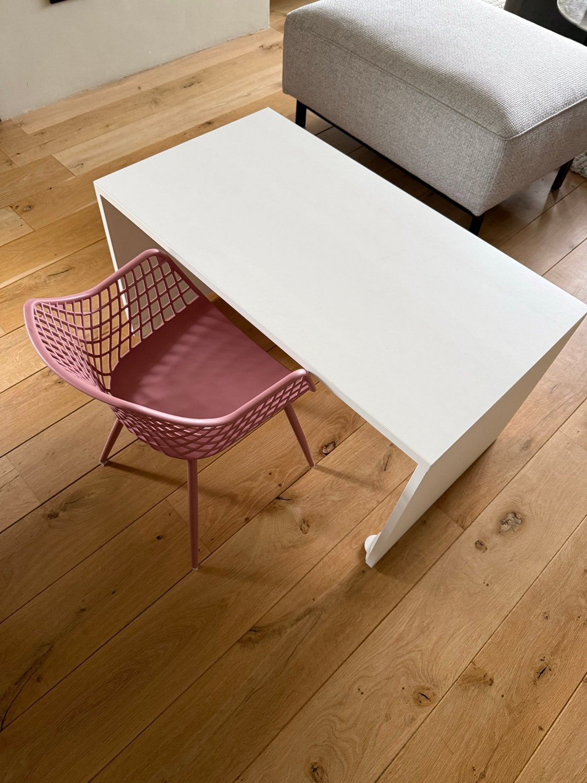2x IKEA Stuva kinderbureau met stoeltje, Ophalen, Gebruikt, IKEA, Wit