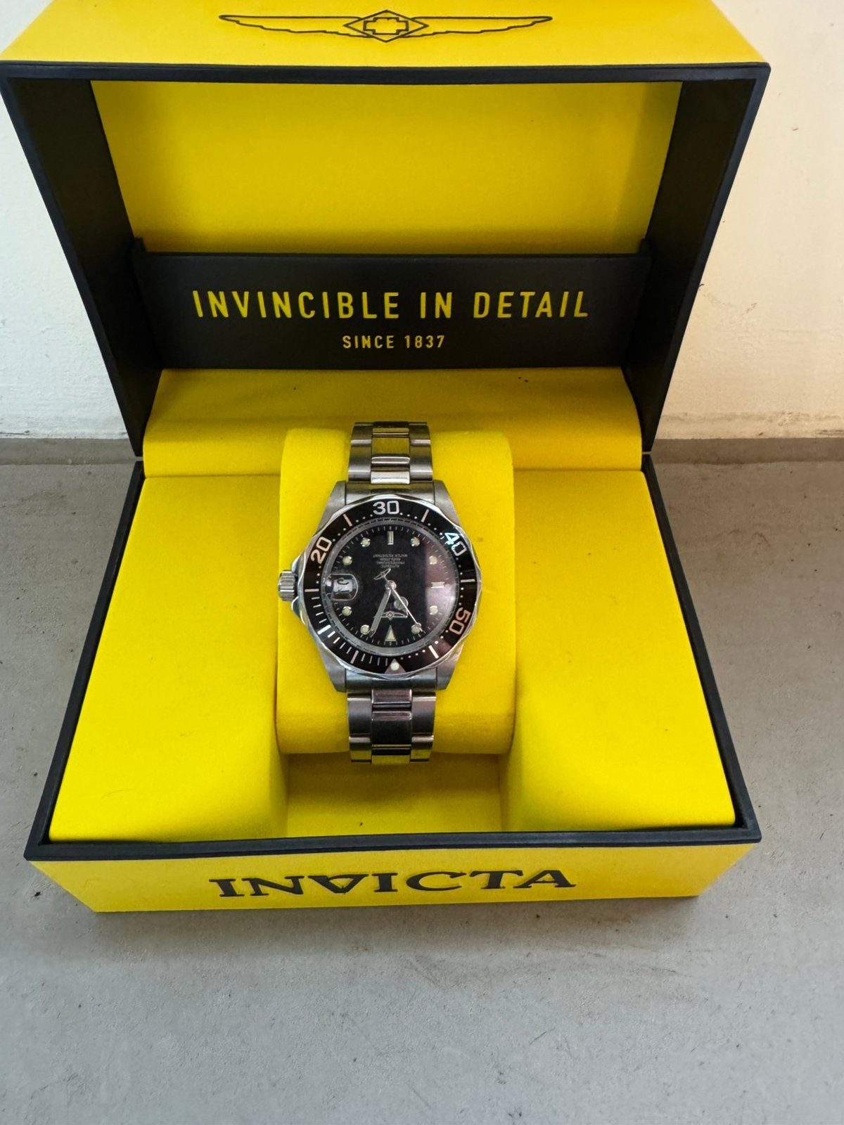 Invicta Pro Diver 8926, Ophalen of Verzenden, Zo goed als nieuw, Staal, Overige merken