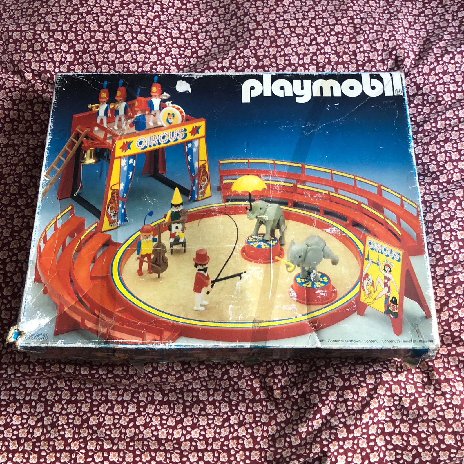 Playmobil circus uit 1982 (set 3553), Ophalen, Gebruikt