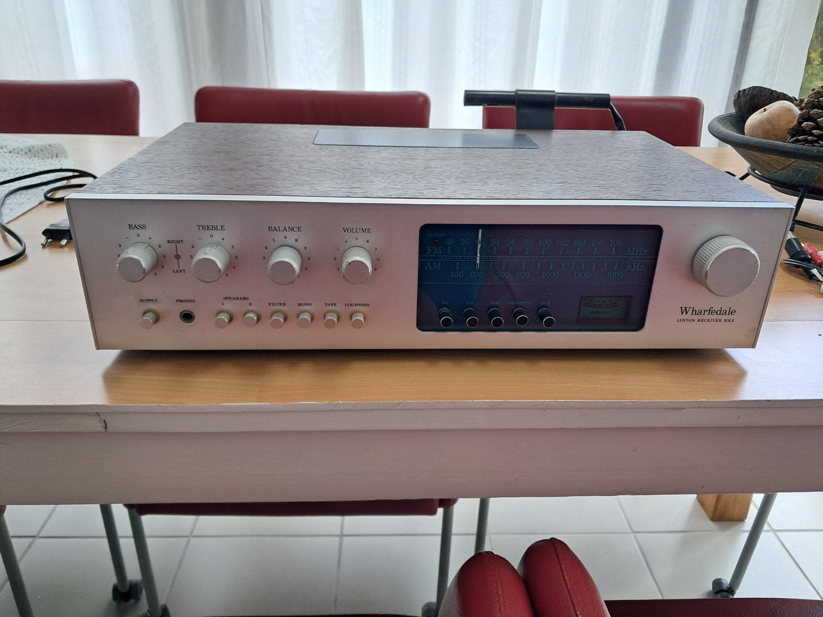 Wharfdale tuner versterker, jaren 80, vintage, Ophalen of Verzenden