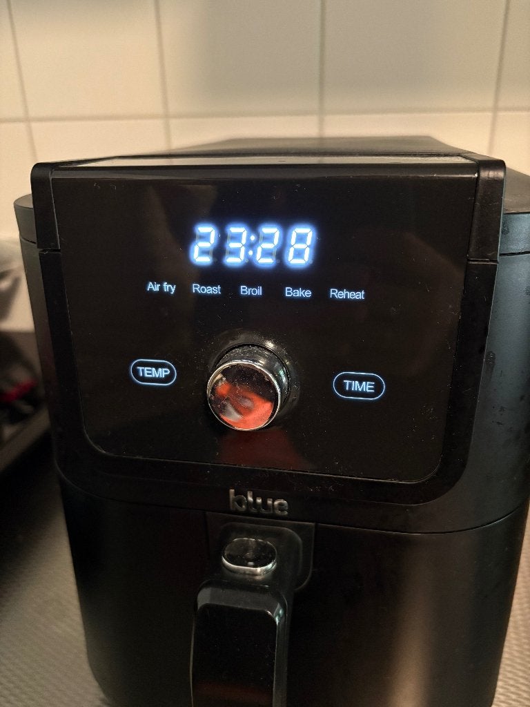 Airfryer - Blue Home (Model AHAF01ZW) - 5l capacity, Ophalen, Nieuw, Airfryer, 1000 t/m 1499 gram