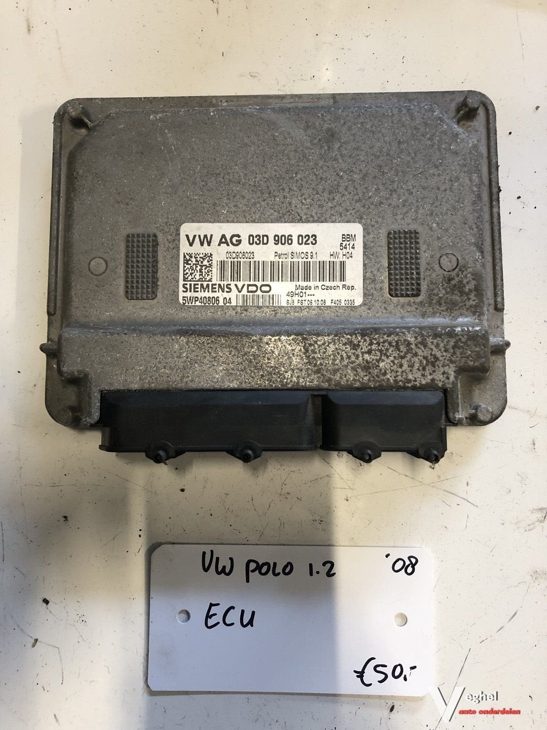 Vw Polo 1.2 2008  Ecu, Auto-onderdelen, Elektronica en Kabels, Gebruikt, -, -, Ophalen of Verzenden