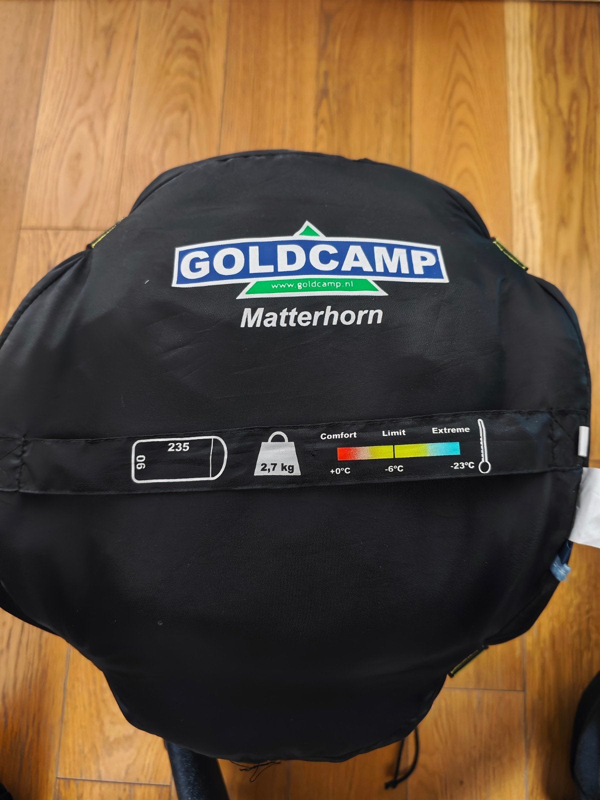 Goldcamp Matterhorn 2x Slaapzak 235x90 - Comfortabel tot 0C, Ophalen