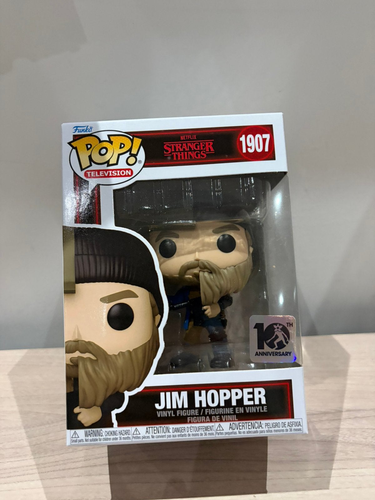 Funko Pop! Stranger Things Jim Hopper #1907 10th Anniversary, Verzamelen, Poppetjes en Figuurtjes, Funko Europe, Ophalen of Verzenden