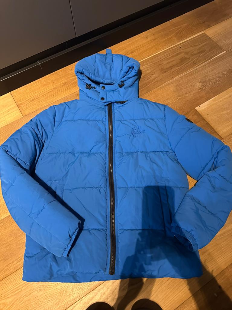 Malelions winterjas M, Ophalen of Verzenden, Zo goed als nieuw, Maat 48/50 (M), Blauw