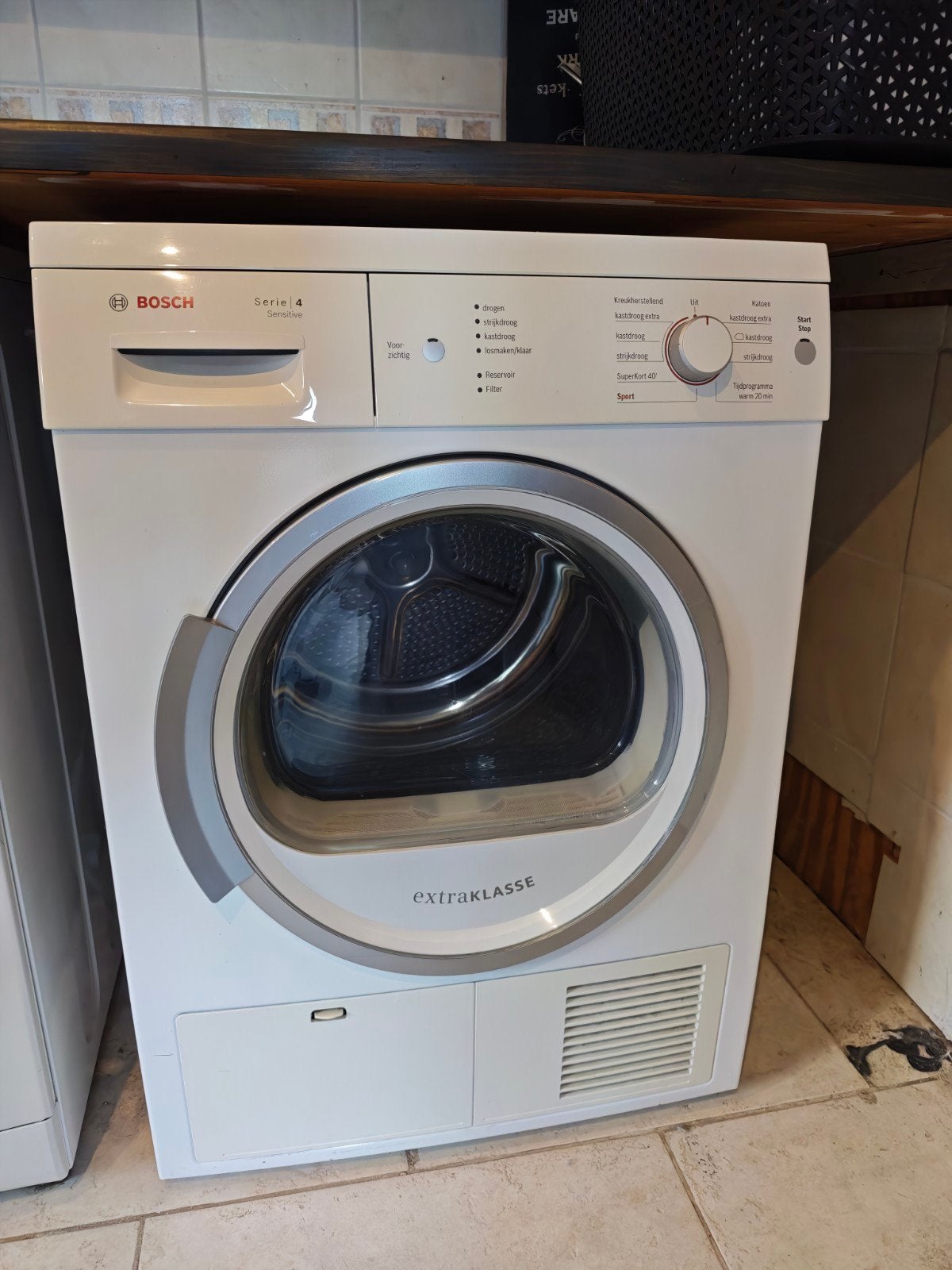Bosch Serie 4 Wasdroger 7kg, Witgoed en Apparatuur, 6 tot 8 kg, Ophalen, Condens, Minder dan 85 cm