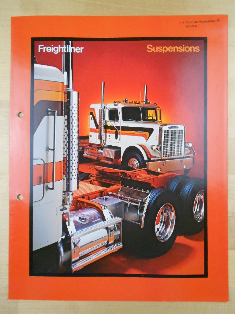 Freightliner Bladvering & Luchtvering Brochure 1978, Ophalen of Verzenden, Zo goed als nieuw, Overige merken, Freightliner