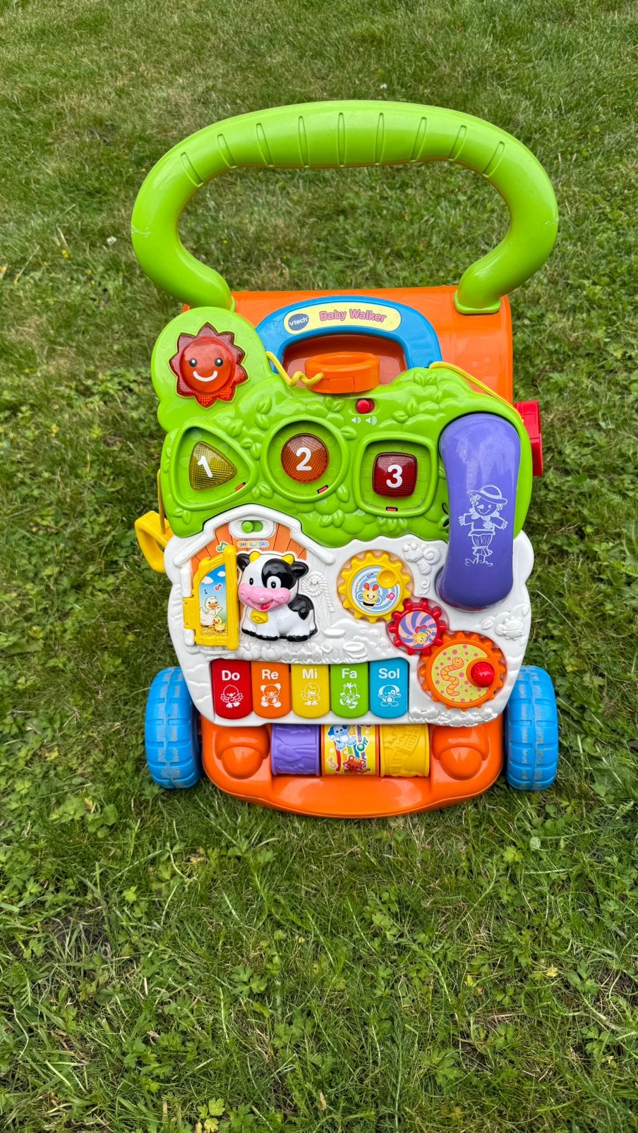 VTECH loopwagen, Kinderen en Baby's, Speelgoed | Vtech, Ophalen, Zo goed als nieuw, 6 maanden tot 2 jaar
