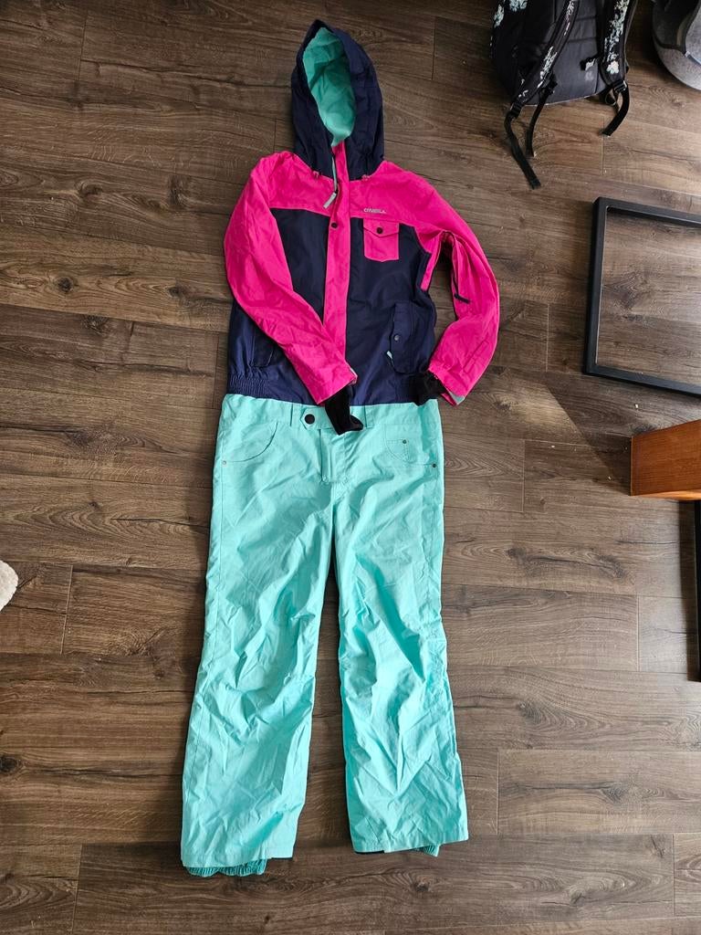 O'Neill Ski- of Snowboardpak XL - Roze/Blauw/Mintgroen, Maat 38/40 (M), Ophalen of Verzenden, Zo goed als nieuw, O'Neill