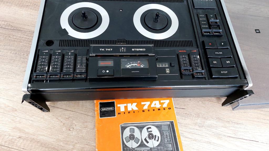 Grundig Bandrecorder, Ophalen of Verzenden, Bandrecorder, Met stofkap
