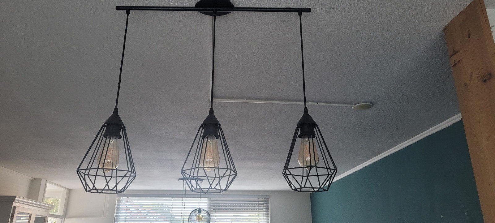 Mooie industriële lamp, Huis en Inrichting, Lampen | Hanglampen, Ophalen