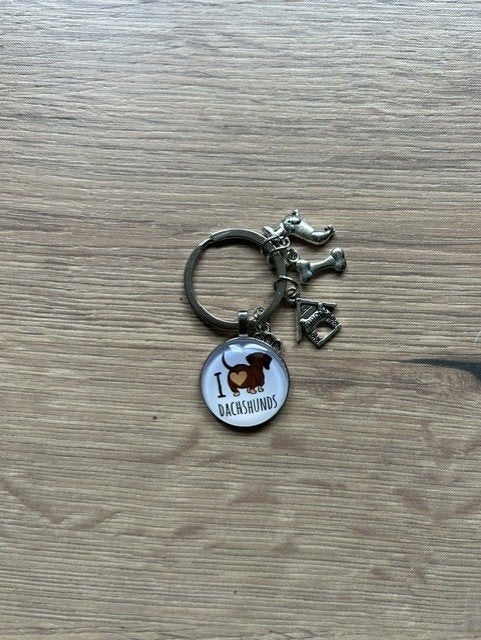 NIEUW sleutelhanger teckel, Verzamelen, Ophalen of Verzenden, Nieuw, Dier of Natuur