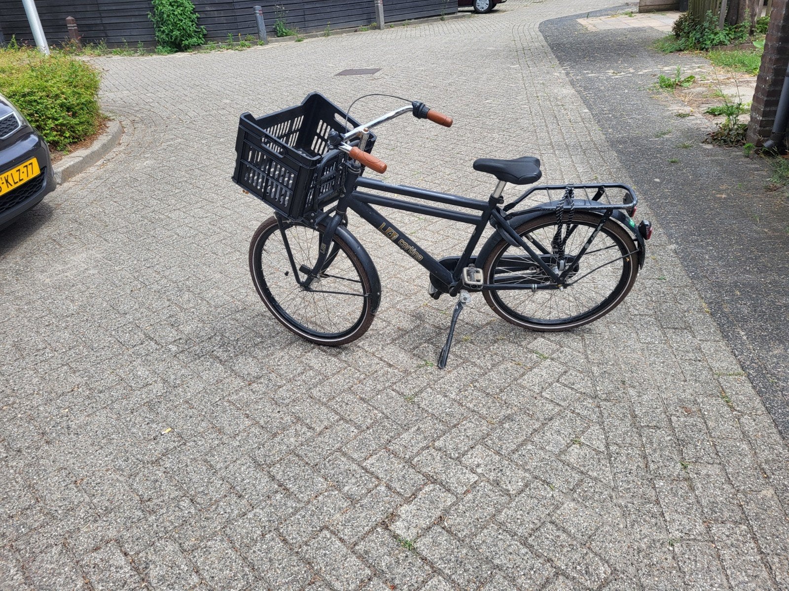 Cortina U4 Transportfiets - Zwart, met versnellingen, Ophalen, Terugtraprem, Cortina U4 transportfiets, Versnellingen