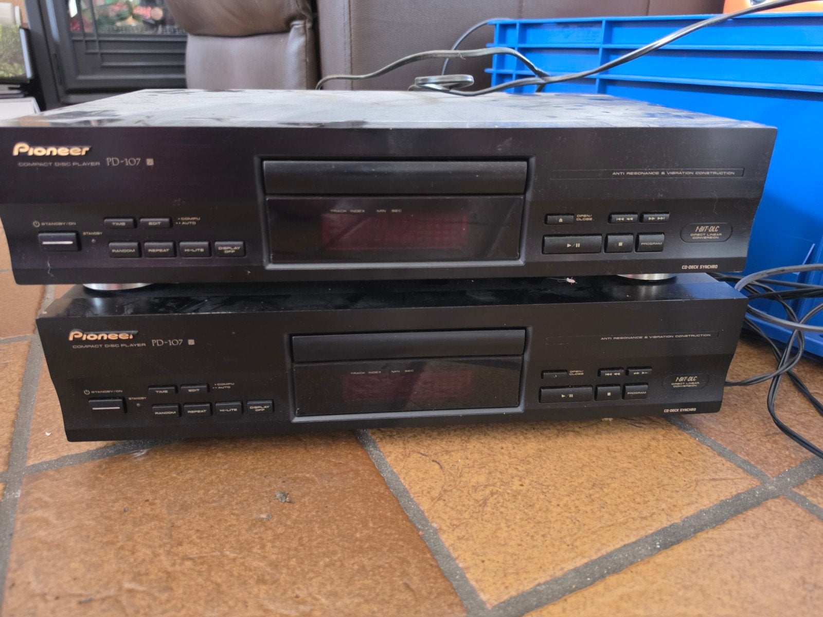 2x Pioneer PD-107 CD-speler, Ophalen, Gebruikt, Pioneer