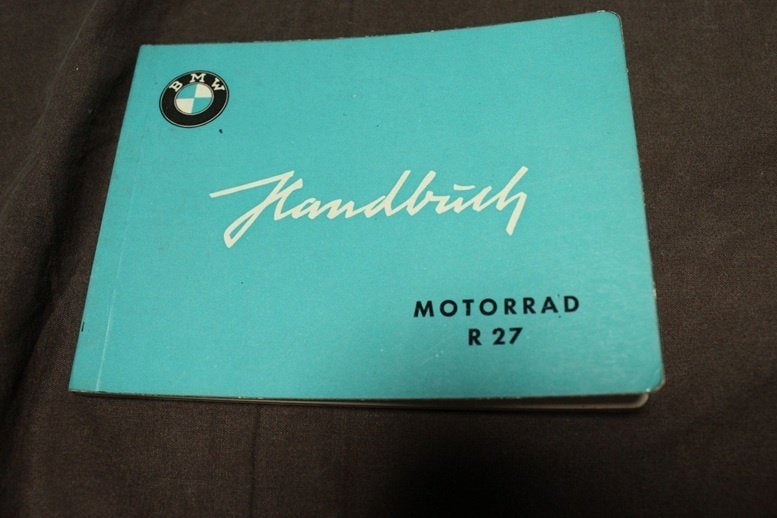 BMW R27 1961 motorrad handbuch, Ophalen of Verzenden, BMW