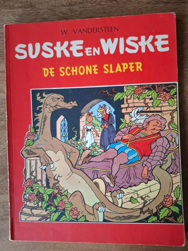 Suske en Wiske - De Schone Slaper 1965 1e druk, Eén stripboek, Ophalen of Verzenden, Gelezen, Willy Vandersteen