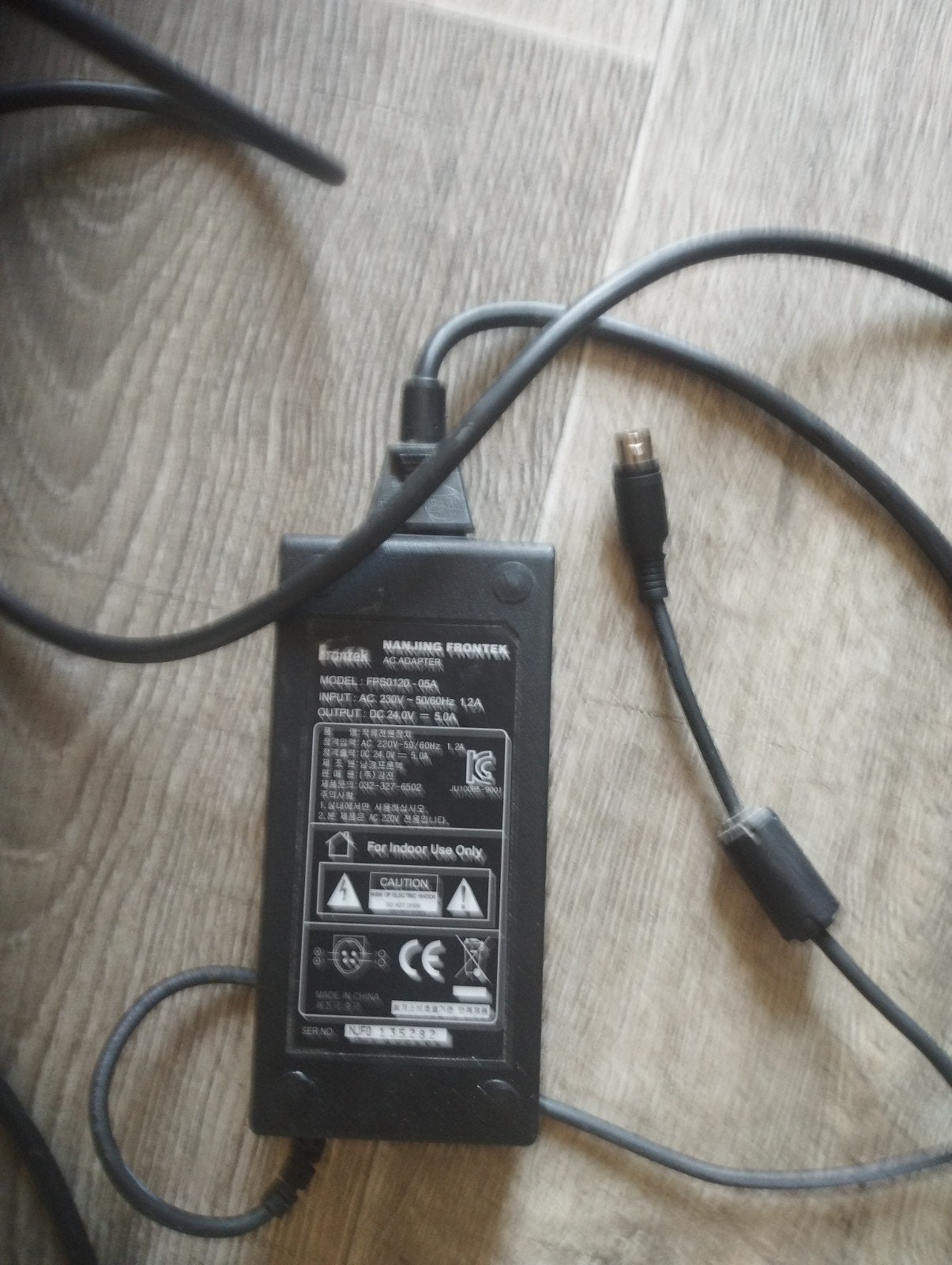 Nanjing Frontek AC Adapter FPS0120-05A 24V 6A, Ophalen, Gebruikt