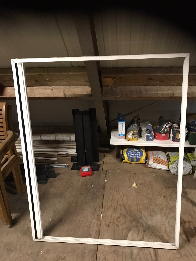 vliegen hor cassette   wit, Doe-het-zelf en Verbouw, Ophalen, 80 tot 100 cm, Hordeur, Zo goed als nieuw