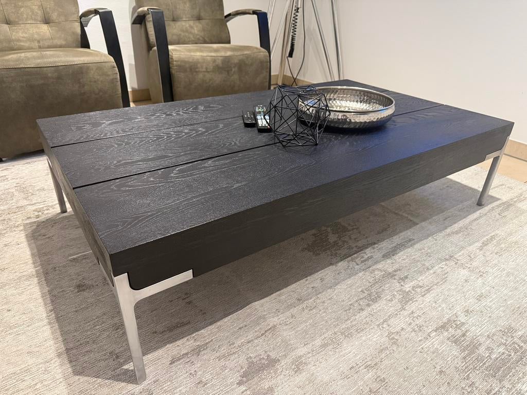 Design salontafel “Slick” ontwerp van Roderick Vos, Huis en Inrichting, 100 tot 150 cm, Zo goed als nieuw, Minder dan 50 cm, Rechthoekig