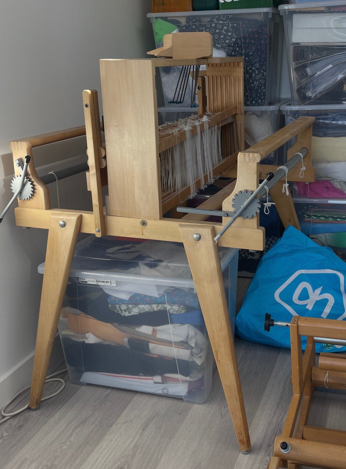 Medium maat weefgetouw en veel accessoires, Hobby en Vrije tijd, Ophalen, Zo goed als nieuw