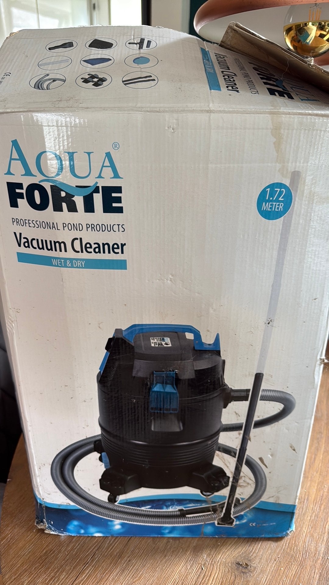 Aqua forte vijver stofzuiger vacuum cleaner, Ophalen of Verzenden, Zo goed als nieuw