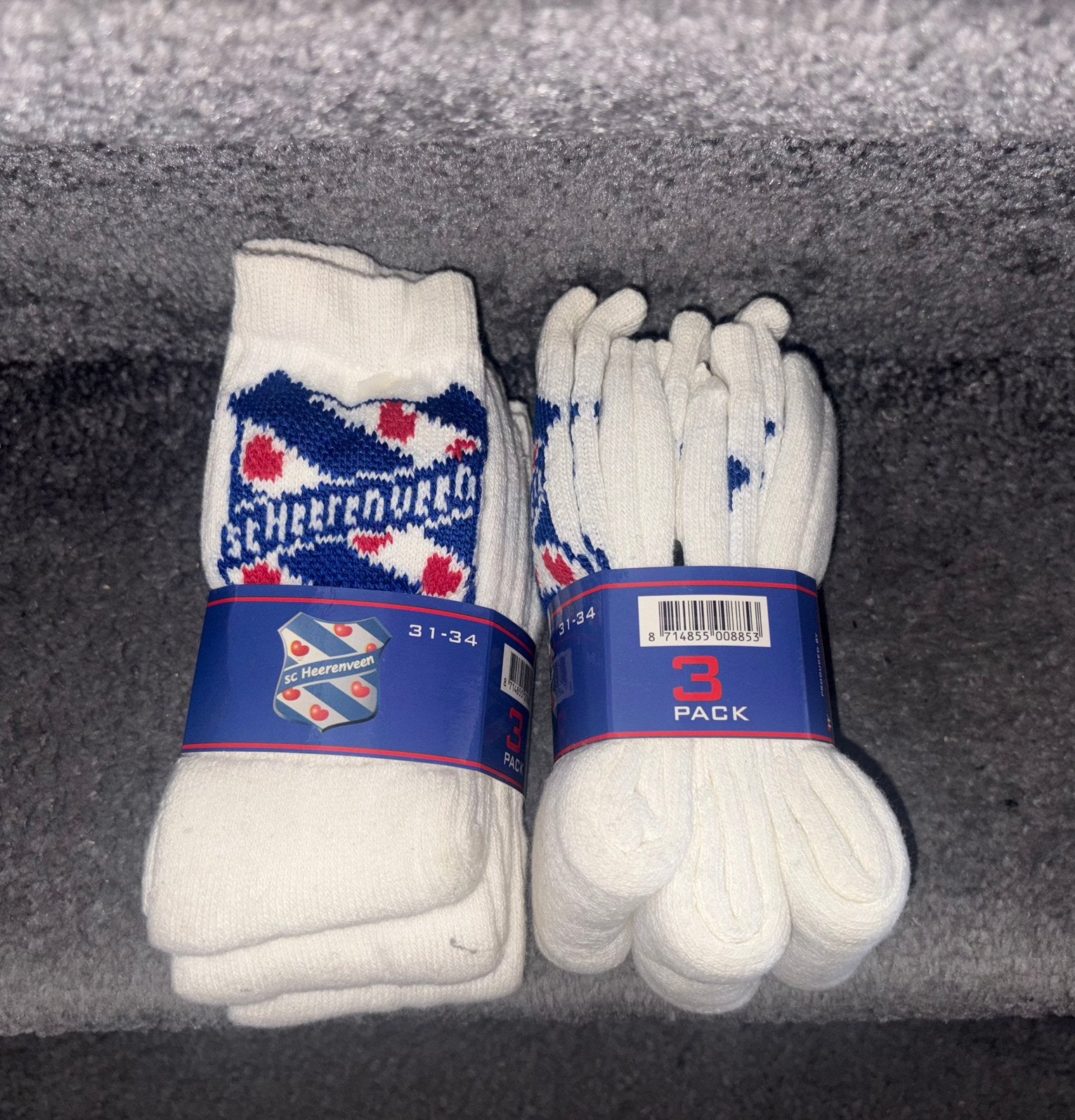 sc heerenveen sokken maat 31/34 (6 paar), Ophalen of Verzenden, Nieuw, Jongen of Meisje, Sokken