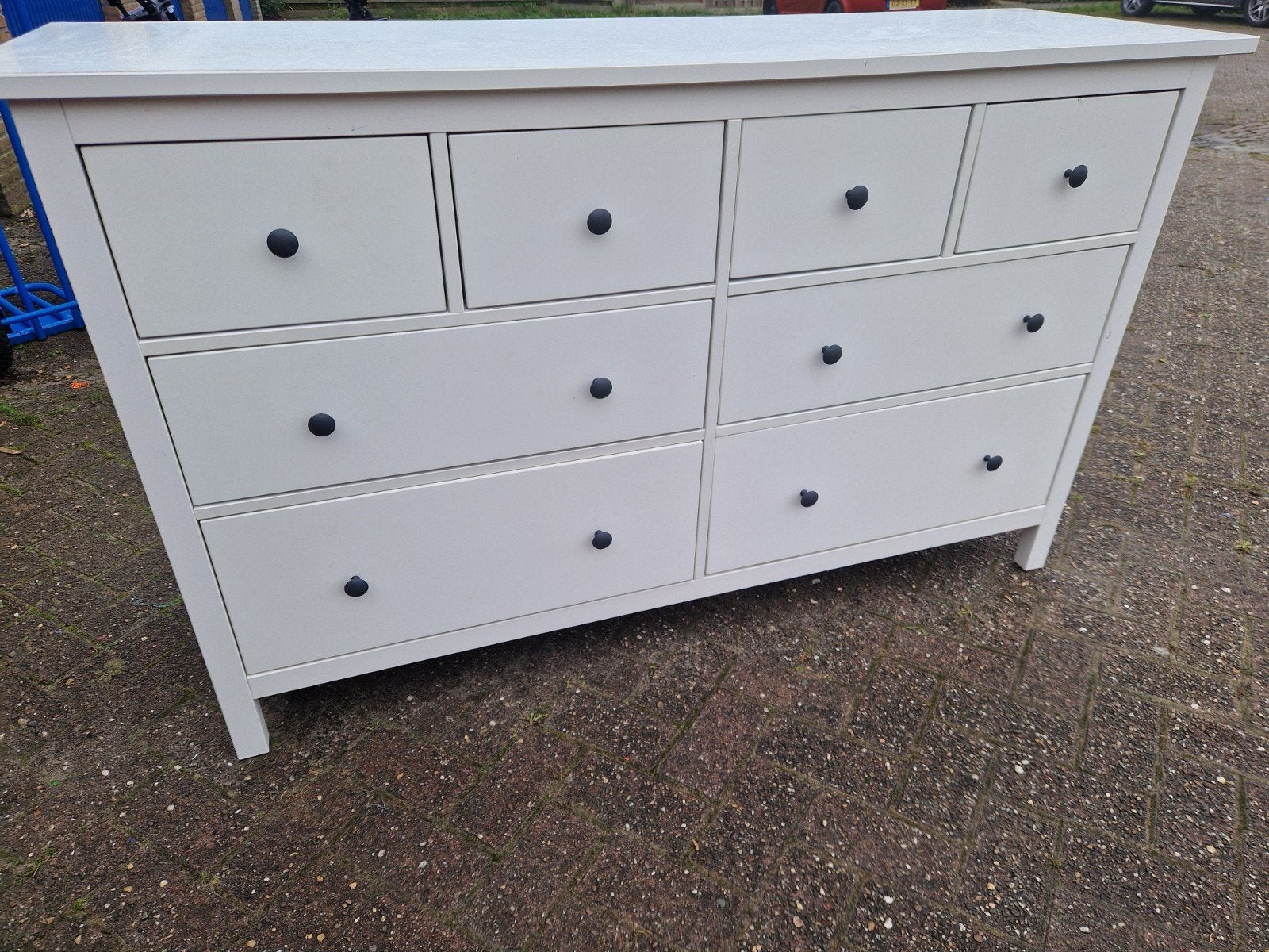Ikea hemnes ladekast met 8 lades wit, 5 laden of meer, Ophalen, Zo goed als nieuw, Ikea hemnes