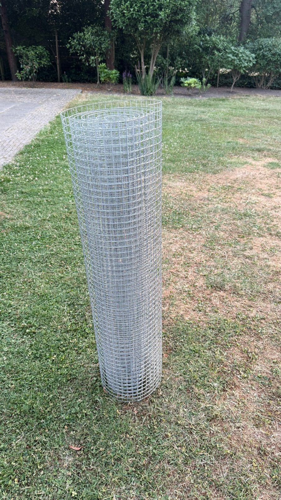 Stuk RVS gaas 3,40x 1 m, 2x2cm, Ophalen, Nieuw, Minder dan 10 meter