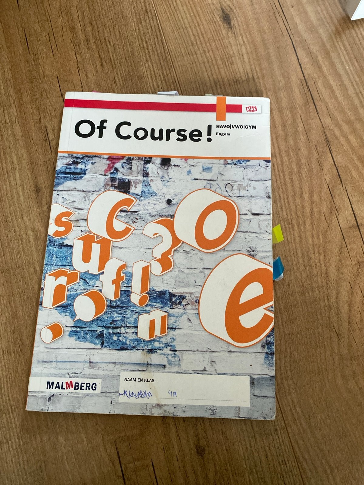 Of Course! HAVO|VWO|GYM Engels - Malmberg, Boeken, Ophalen of Verzenden, Alpha, Gelezen, Overige niveaus