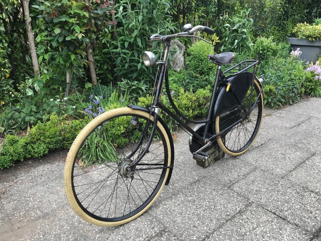 PHOENIX Oldtimer damesfiets , ongeveer 1950, Jaren '50, 55 tot 59 cm, Trommelrem, Ophalen