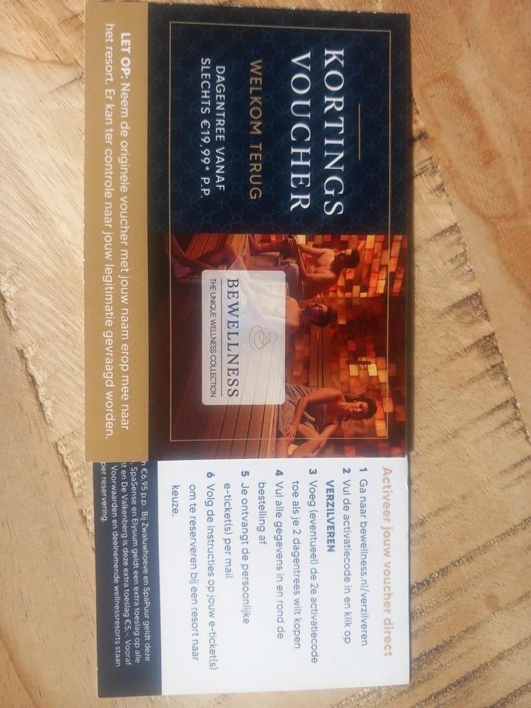 Kortings Voucher, Ophalen of Verzenden
