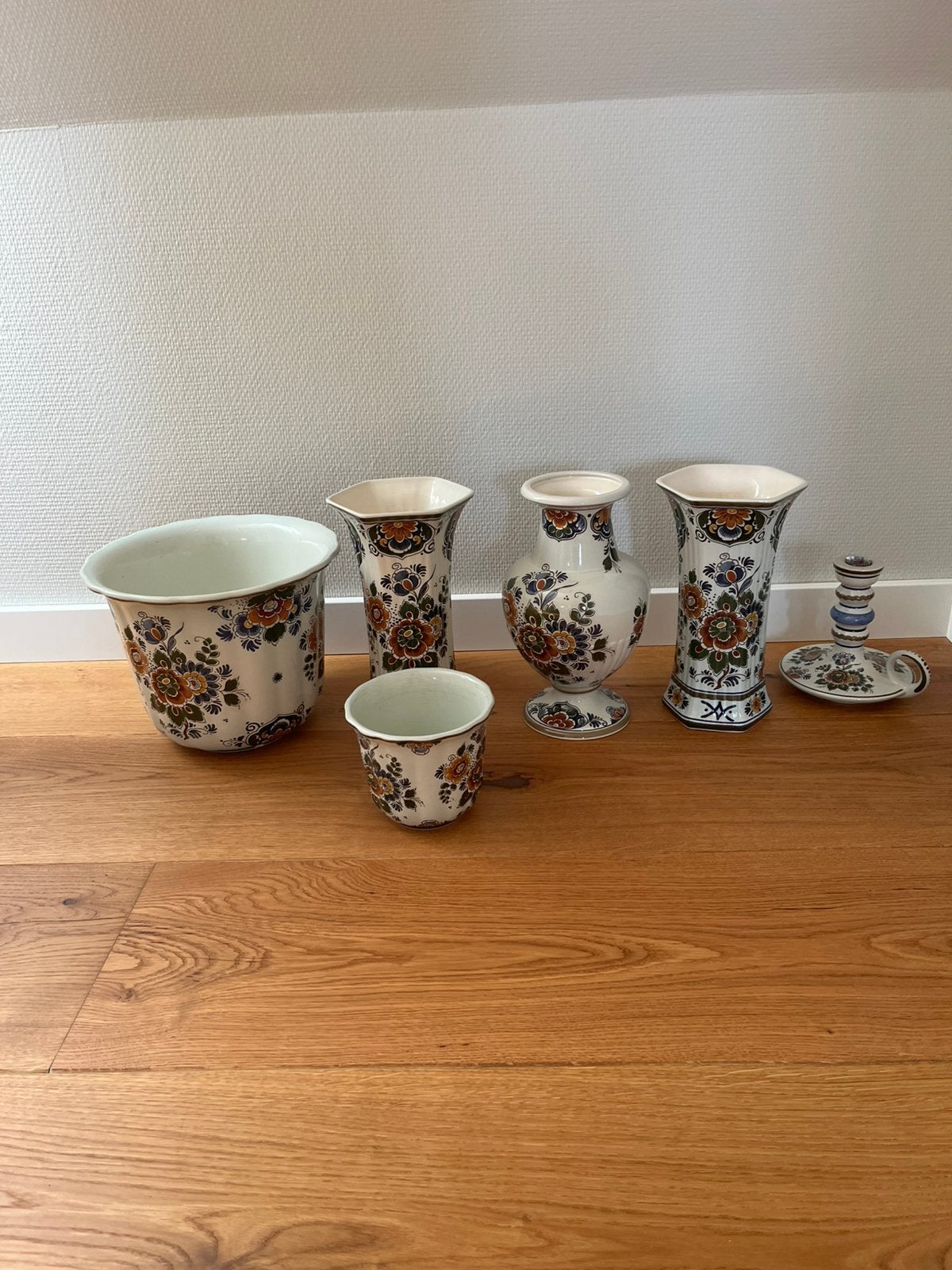 Delft Polychroom holland handwerk set, Ophalen
