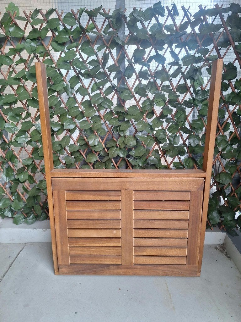 Casaria Balkontafel / Balkonbar van Acaciahout, Tuin en Terras, Ophalen, Nieuw, Rechthoekig, Hout