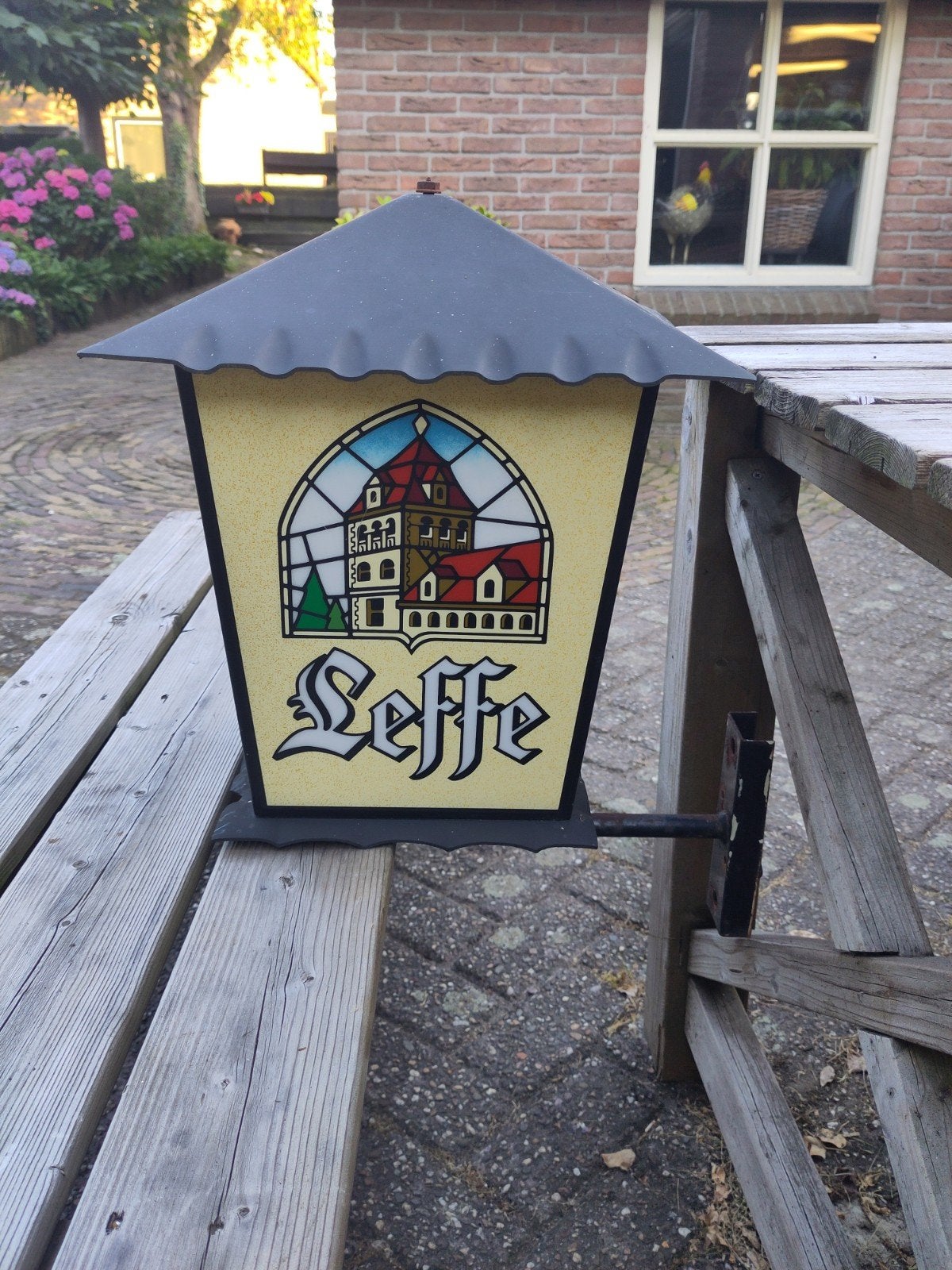 Leuke Leffe buitenlantaarn - Gezellig licht, Gebruikt, Meerkleurig, Overige fittingen, Ophalen