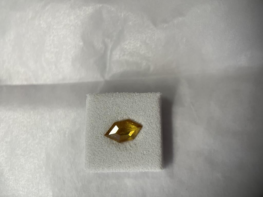 Natural Hexagonal-cut Diamant very good 0,48 ct (40), Sieraden, Tassen en Uiterlijk, Edelstenen, Ophalen of Verzenden, Zo goed als nieuw